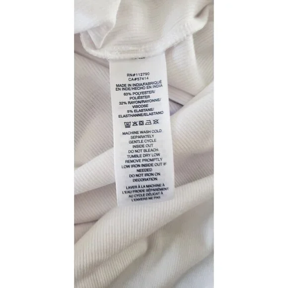 NWT TRUE RELIGION WHITE LACE UP HS LOGO MIDI DRESS MEDIUM - Picture 8 of 9